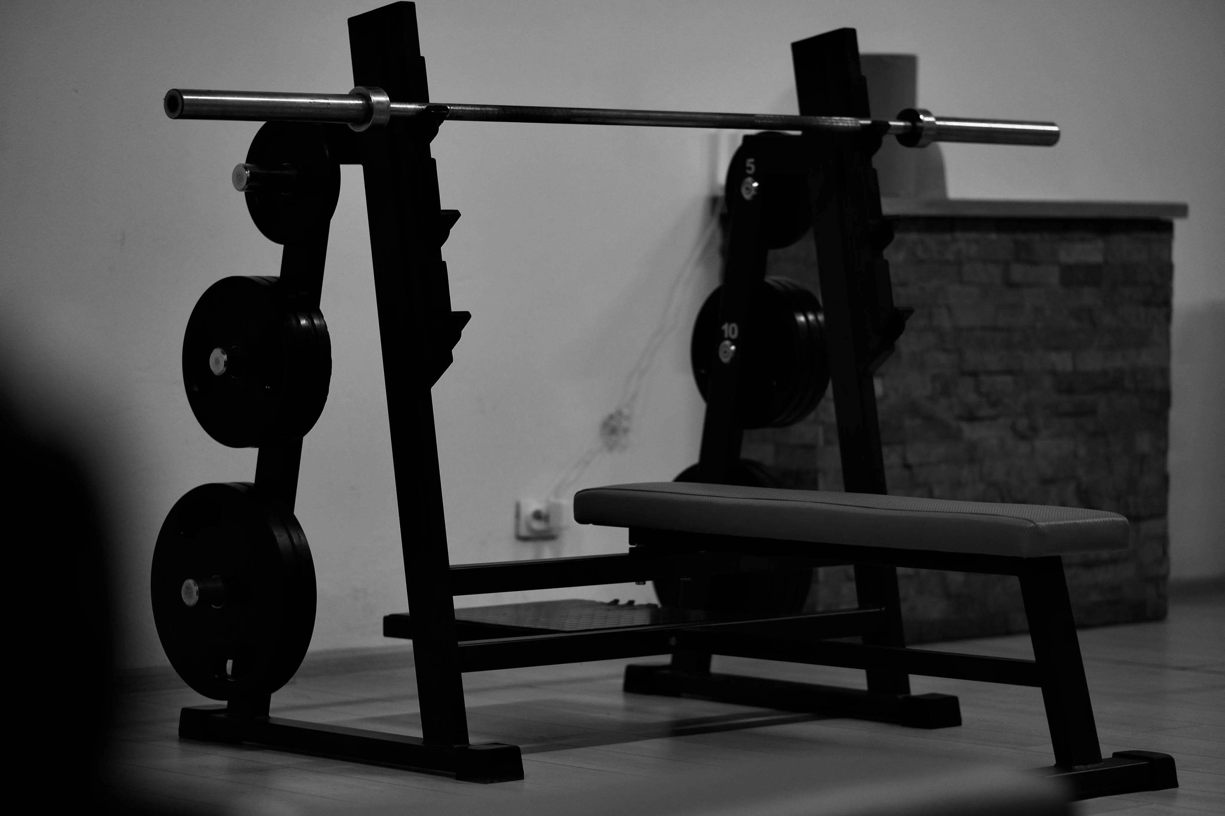 free weights rack